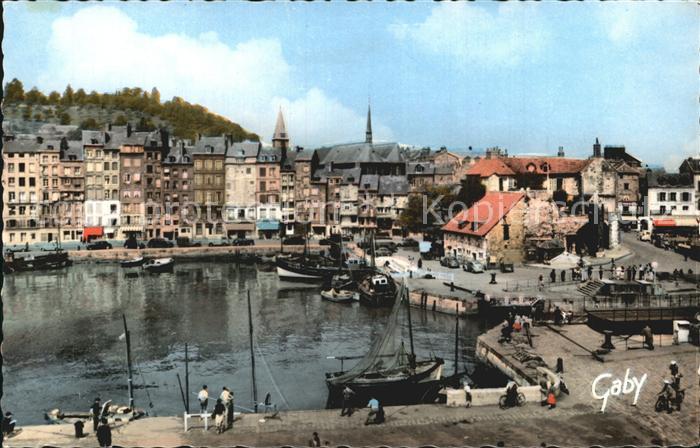Honfleur Quai Sainte Catherine et la Lieutenance