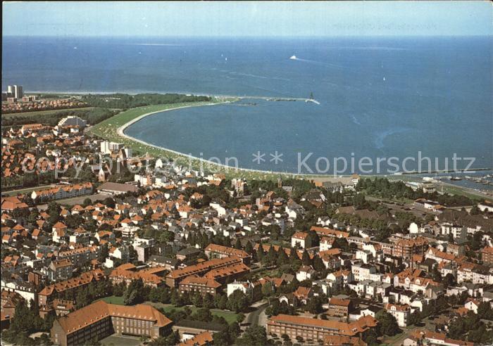 Cuxhaven Nordseebad Fliegeraufnahme