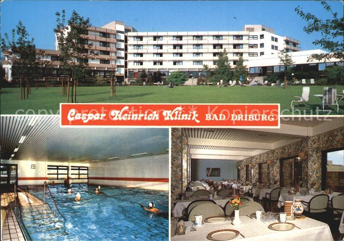 Bad Driburg Caspar Heinrich Klinik Restaurant Hallenbad