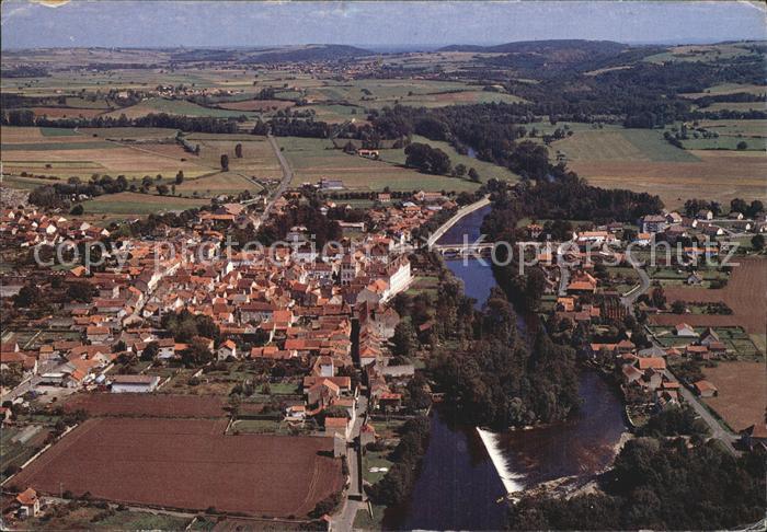 Ebreuil Vallee de la Sioule vue aerienne