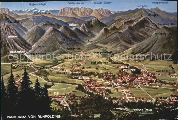 Ruhpolding Bayern Alpenpanorama