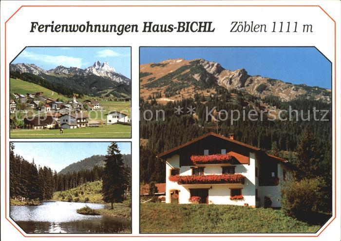 Zoeblen Ferienwohnungen Haus Bichl Bergsee Alpen