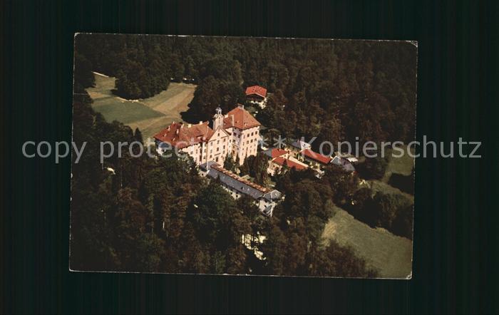 Lenggries Schloss Hohenburg Fliegeraufnahme