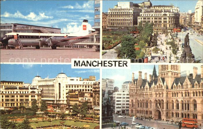 Manchester Airport Piccadilly Gardens Albert Square
