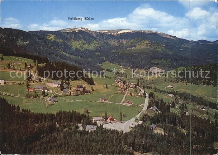 Feldberg Schwarzwald Fliegeraufnahme