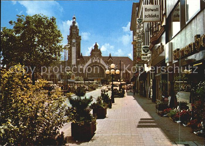 Krefeld Ostwall mit Hauptbahnhof