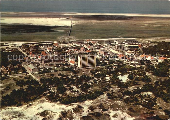 St Peter-Ording Nordseeheil und Schwefelbad Fliegeraufnahme