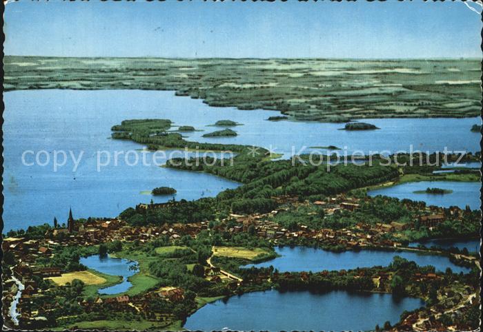 Ploen See Holsteinische Schweiz Fliegeraufnahme