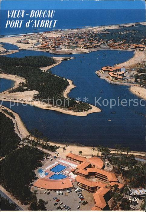 Vieux-Boucau-les-Bains Port d Albert Hotel vue aerienne