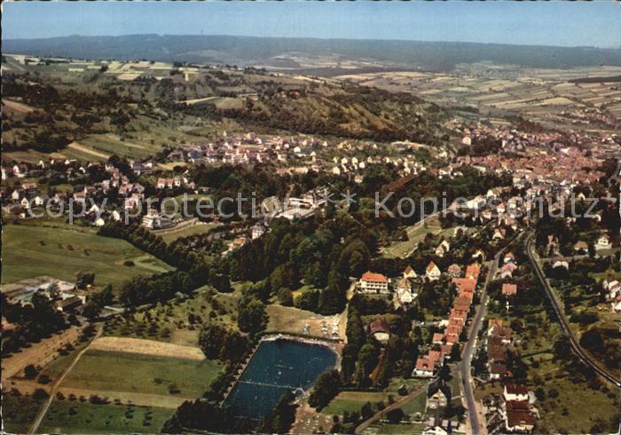 Bad Orb Schwimmbad Kurort Fliegeraufnahme