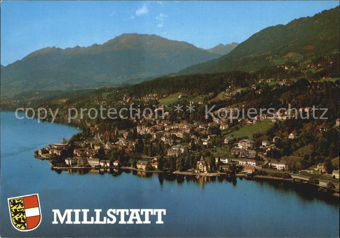 Millstatt Millstaettersee Fliegeraufnahme