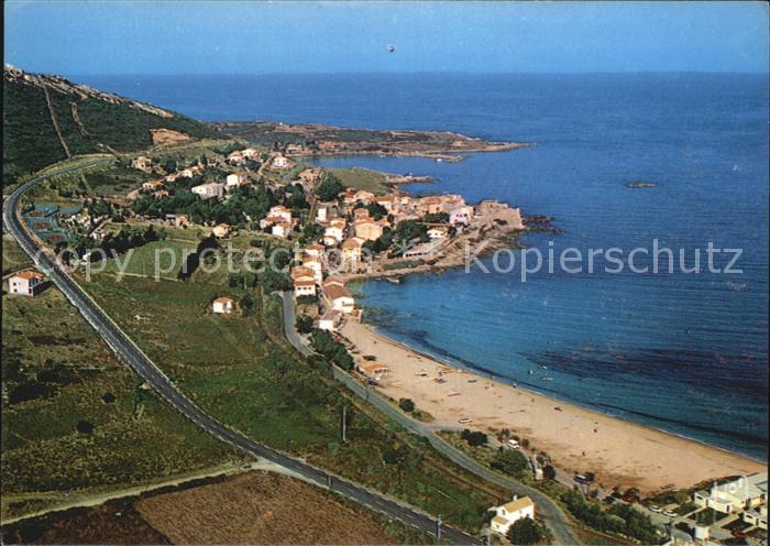 Algajola Citadelle Plage vue aerienne Collection Couleurs et Lumiere de France