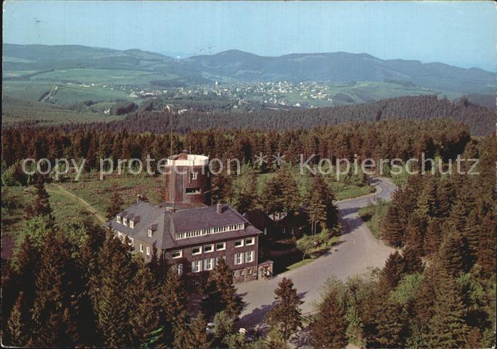 Winterberg Hochsauerland Gaststaette Kahler Asten Fliegeraufnahme