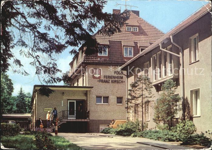 Diensdorf-Radlow FDGB Erholungsheim Franz Kirsch am Scharmuetzelsee