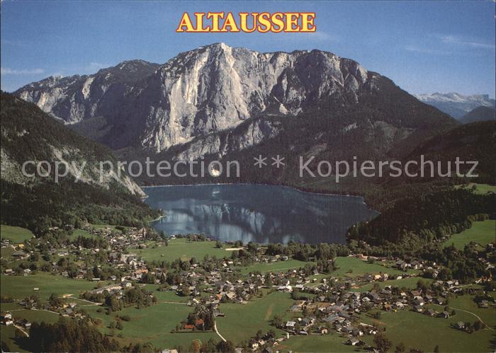 Altaussee Luftkurort Altausseersee Trisselwand Totes Gebirge Fliegeraufnahme