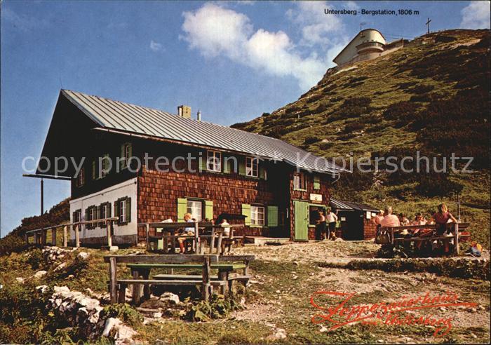 Zeppezauerhaus mit Seilbahn Bergstation Hochalm Geiereck Gipfelkreuz