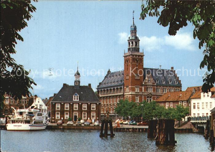 Leer Ostfriesland Hafen Rathaus