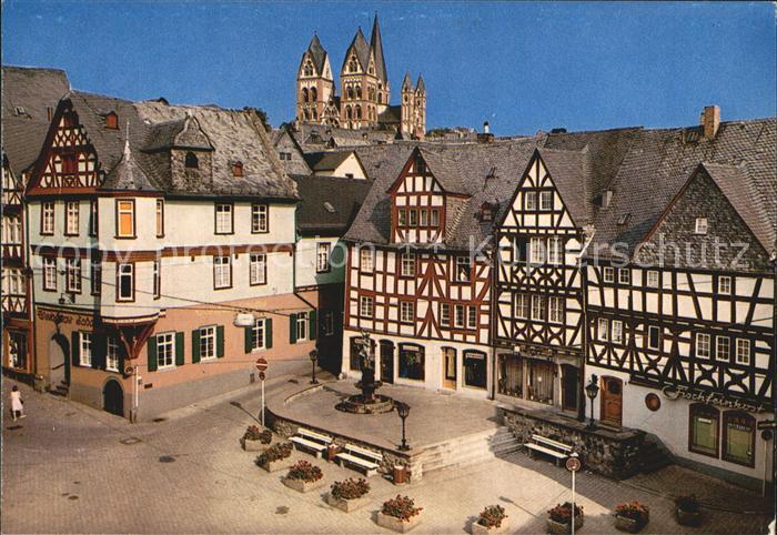 Limburg Lahn Ploetze Altstadt Fachwerkhaeuser