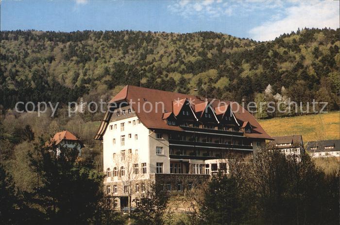 Glottertal Kurklinik Glotterbad Drehort der Fernsehserie Schwarzwaldklinik