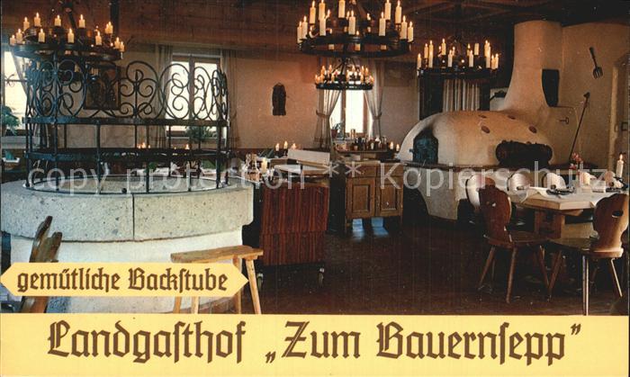Kiefering Landgasthof Zum Bauernsepp Backstube Kamin