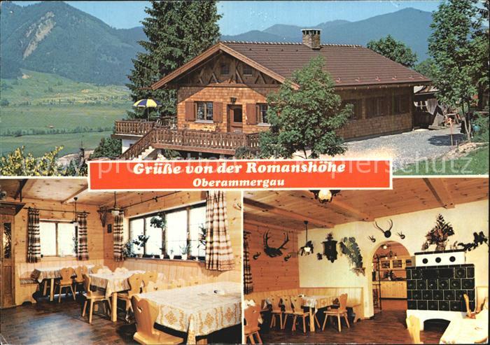 OBERAMMERGAU Bayern Romanshoehe Berggasthaus