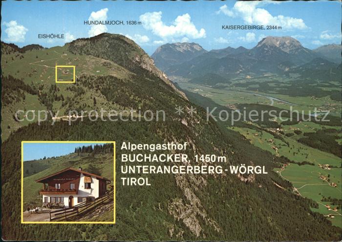 Oberau Tirol Alpengasthof Buchacker Unterangerberg Alpenpanorama Kaisergebirge