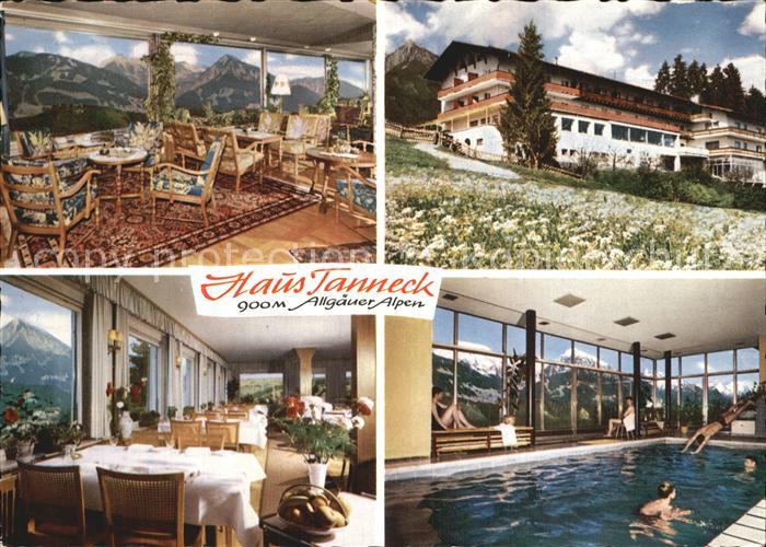 Fischen Allgaeu Hotel Haus Tanneck Restaurant Hallenbad Allgaeuer Alpen