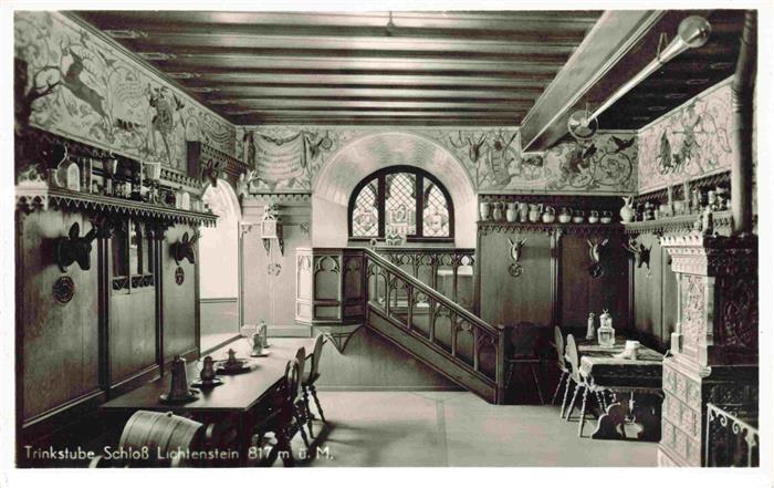 Lichtenstein  Schloss Wuerttemberg Trinkstube im Schloss Lichtenstein