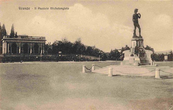 FIRENZE Florence Florenz Toscana IT Il Piazzale Michelangiolo Monumento