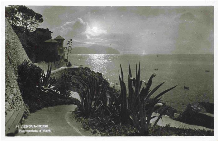 Nervi GENOVA Genua Liguria IT Passeggiata a mare