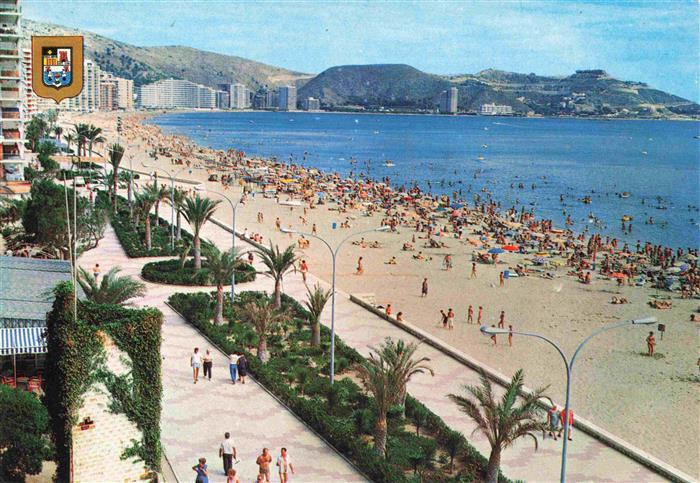 Cullera Valenciana ES Panorama Paseo Maritimo Playa