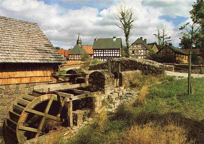 Neu-Anspach Freilichtmuseum Hessenpark Wasserrad