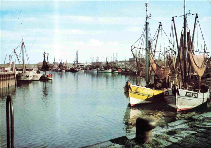 Norddeich  Norden Nordseebad Hafen Fischkutter