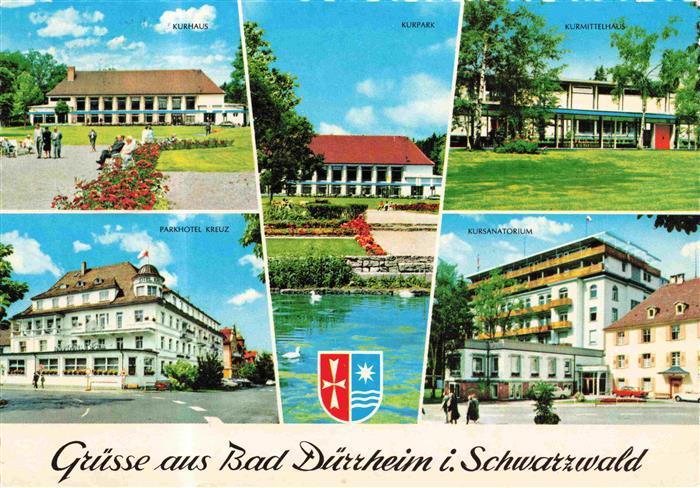 Bad Duerrheim Kurhaus Kurpark Kurmittelhaus Parkhotel Kreuz Kursanatorium