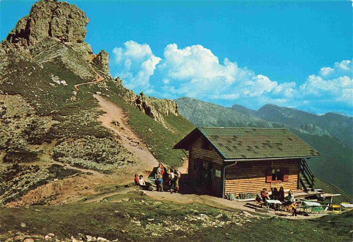 Roda di Vael 2283m Rotwandhuette Dolomiti IT Rifugio Marino Pederiva Dolomiten