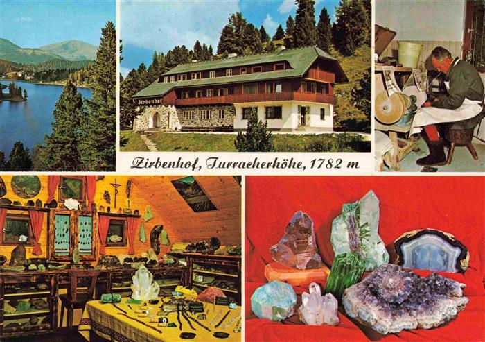 Ebene Reichenau Kaernten AT Berghotel Zirbenhof Turracherhoehe Mineralien Museum