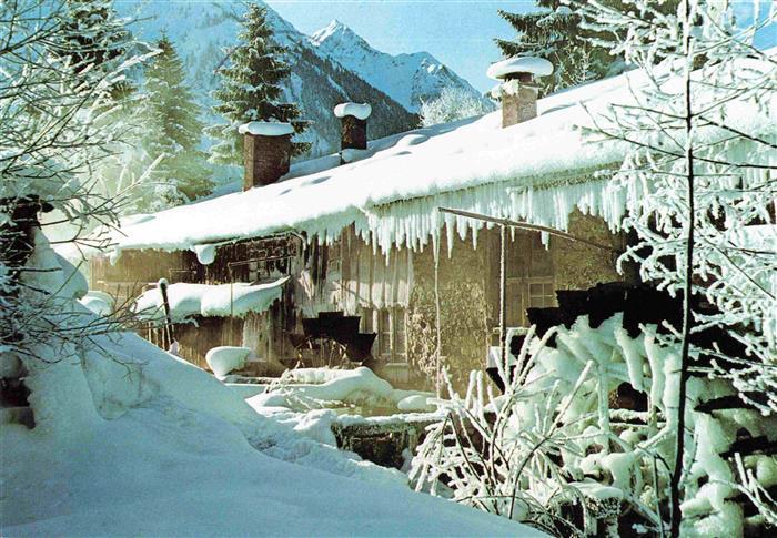 Bad Hindelang Ehemalige Waffenschmiede Blick zur Rotspitze