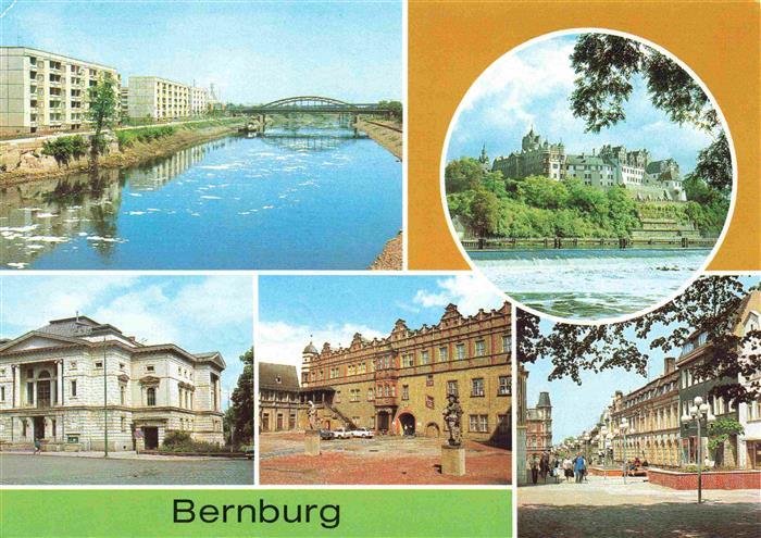 Bernburg Saale Neubaugebiet Am Nienburger Tor Schloss Carl-Maria-von-Weber-Theat