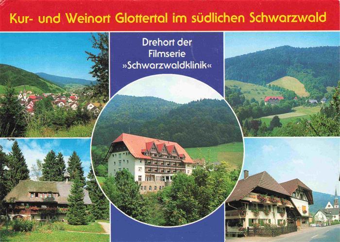 Glottertal Panorama Kur- und Weinort im Schwarzwald Drehort der Filmserie Schwar