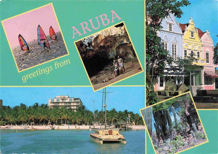Aruba Niederlaendische Antillen Various views of the island