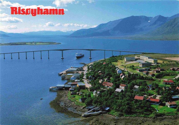Risoyhamn Panorama Bruecke Berge