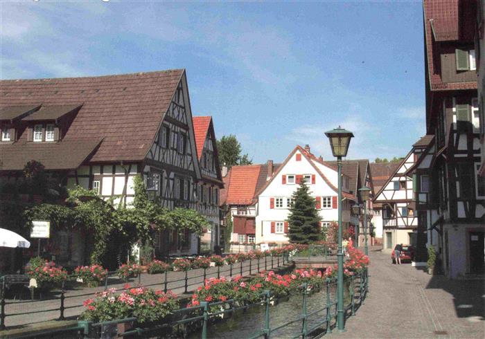 Oberkirch Baden Bachanlage Altstadt Fachwerkhaeuser