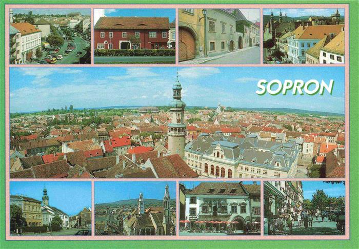 Sopron Oedenburg HU Teilansichten Stadtpanorama