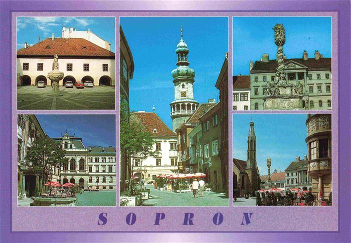 Sopron Oedenburg HU Sehenswuerdigkeiten Stadtzentrum