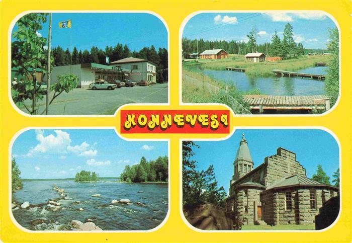Konnevesi Teilansichten Hotel Restaurant Partie am Wasser