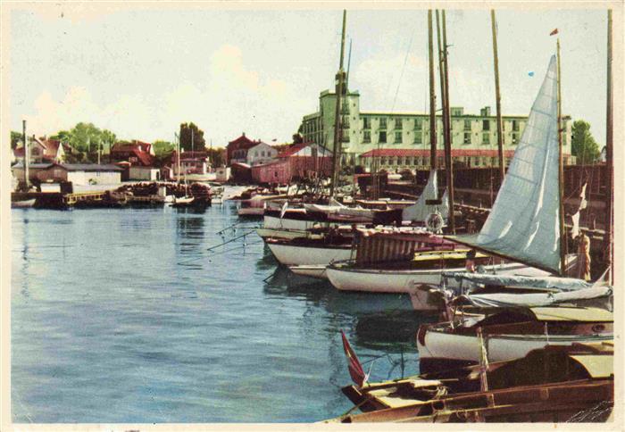 Hornbaek DK Hafen Segelboote