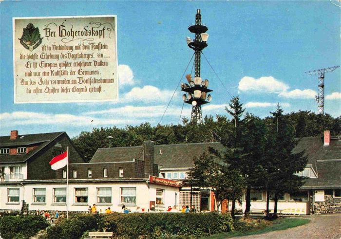 Hoherodskopf Schotten Hessen Berggasthof Sender