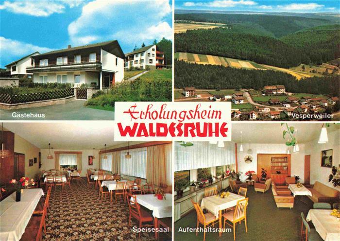 Vesperweiler Christliches Erholungsheim Waldesruhe Gaestehaus Speisesaal Aufenth