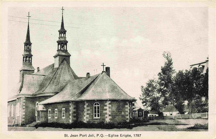 St Jean Port Joli Quebec Canada Eglise Kirche 18. Jhdt.