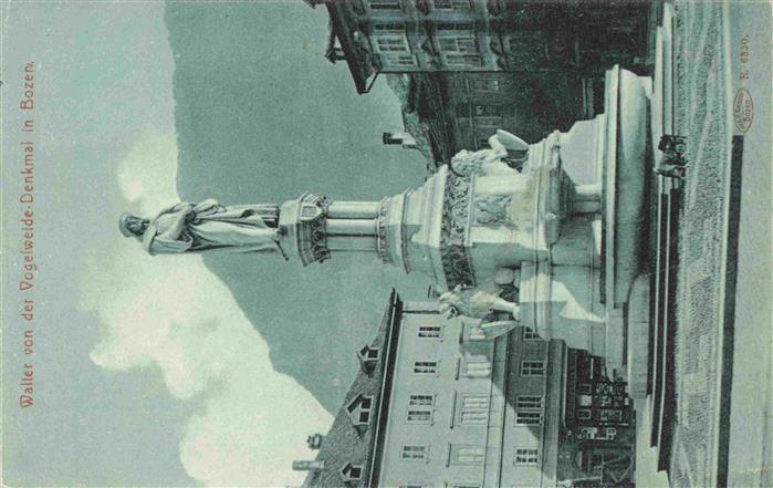 Bozen BOLZANO Suedtirol IT Walter von der Vogelweide Denkmal
